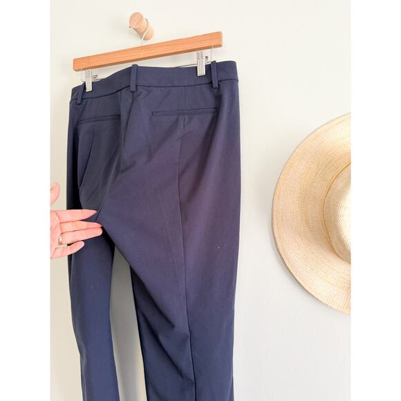 J.Crew Factory | NWT Slim-fit Full-length Trouser Pant For Women Navy | Sz P12 - Picture 8 of 10